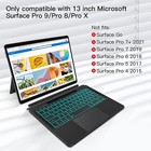 Type Cover For Microsoft Surface Pro 8 pro X 13 Inch  Portable Bluetooth