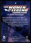 Abigail Arcane 2013 Cryptozoic Dc Women Of Legend Card  2  nm 