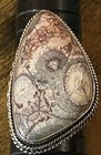 90743 - Size 9 - Mexican Bird Eye 925 Silver Handmade Antique Design Ring 