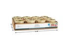 Mainstays Small 8 Oz Mason Jars 12pk  Wide Mouth Half Pint Canning Jars And Lids