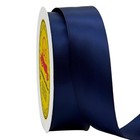 Navy Blue Double Face Satin Ribbon 1 5 X 50 Yards For Gift Wrapping  Crafts