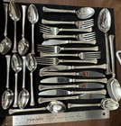 Reed   Barton Sterling Silver  revolution  Pattern   26 Piece Mixed Lot Flatware