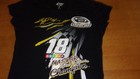 Black Kyle Busch  18  Nascar Sprint Cup Series Champion 2015 Tshirt Size Large