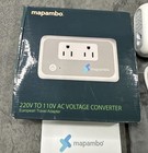 Mapambo 220 V To 110v Ac Voltage Converter European Travel Adapter
