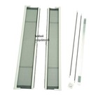 Odl Larson Retractable Screen 72 x80  White Aluminum Retractable Screen Door Rak