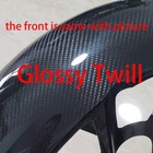 100  Real Carbon Fiber For 2015-2025 R1 R1m Full Tank Extender Cover Tank Cover