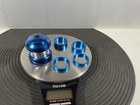 1 1 8    Threadless Klunker Conversion Headset Blue With Spacers Old School Bmx
