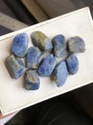 245 90 Ct Natural Blue Sapphire Rough  10 Pieces Raw Sapphire Crystal  Specimen