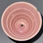 Vtg Mccoy Pink 4    Pot Basket Design Planter 1950s Mcm Pottery Usa Granny Chic