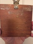 Vintage Americana Silhouette Wall Plaque Colonial Gentleman Folk Art Cherry Wood