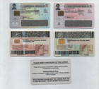Bangladesh Five Diff Motor Driving License Date Expire Invalid For Collection