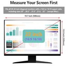 20-22 Inch Privacy   Anti-blue Light Computer Monitor Filter Pc Screen Protector