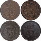 42 Coin Lot Luxembourg Type Set 3  Oz Silver For Continental Line Album Not Incl