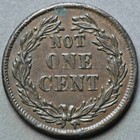 1863  87 356a Patriotic Civil War Token Au