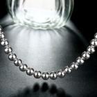 Women s 925 Sterling Silver 10mm Hollow Balls Beads 20  Chain Necklace