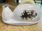Vintage  1950-1960s   Porcelain Ceramic Tape Dispenser Floral