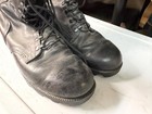 Original Desert Storm Era 1989 Us Army Black Leather Combat Field Boots-size 10w