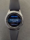 Samsung Gear S3 Frontier 46mm Steel Case Sm-r760 Black Silicone Band Smart Watch