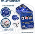 The Original Lcr Left Center Right Dice Game Blue Tin George   Company
