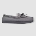 Club Room Men s Gray Slip-on Moccasin Slippers Shoes Size 10-11 l
