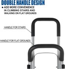2 In 1 Aluminum Stair Climber Dolly Cart Heavy Duty Climbing Hand Truck 650 Lbs