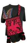 Rare Eagle Deer Peyote Traditional Huichol Textile Woven Bag Shaman Morral Large
