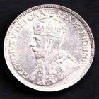 Canada 1936 25 Cent Silver Quarter King George V  800 Silver Au 
