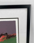 The Defending Horsemen Under The Red Moon Signed Framed Art Print