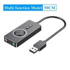 Vention Usb External Sound Card Usb To 3 5mm Audio Adapter Usb To Earphone Micro