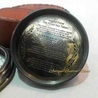 Maritime Vintage Nautical Brass Stanley London 1885 Compass Marine Handmade Gift