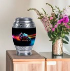 Bike Urn For Human Ashes  Large Memorial Cremation Urns Adult Female 10 Inch