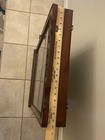 Vtg Asian Hong Kong Solid Wood Curio Display Cabinet