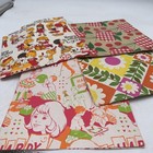Huge Lot Of Vintage Wrapping Paper 32 Flat Sheets   Cards Mixed Theme Current Co