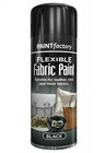 12 X Black Flexible Fabric Spray Paint 200ml Leather Vinyl Clothes Fast Drying