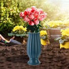 Tfanuo 2 Pcs Cemetery Vases With Spikes grave For Blue 