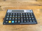 Vintage Hp-15c Black Silver Portable Programmable Scientific Calculator