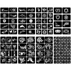 16 Sheets Henna Tattoo Stencils Kit Reusable For Women Girls Kids 180  Pcs