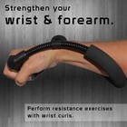 Wrist Forearm Strengthener Wrist Exerciser Hand Developer Grip Trainer Black