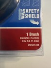 Norton 3-inch Stainless Knot Cup With Safety Shield 1 Brush 50581-038 New