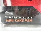 Think Geek D20 Critical Hit Mini Cake Pan Dice D d Dungeons Dragons Rpg Game