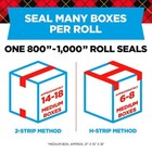 1 88 In  X 66 7 Ft  Heavy Duty Shipping Packaging Tape  6-pack With Dispenser 