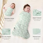 Baby Sleep Sack Swaddle 0-12 Months - 1 0 Tog Newborn Wearable Swaddles Blanket 