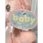 First   Main Teddy Bear 8  Plush Baby Lovey Stuffed Animal Pink Toy