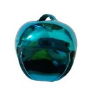Lot Of 20 Pcs 30mm Bright Turquoise Shiny Metal Jingle Bells Christmas Crafts