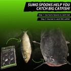 Sumo Spoons  Catfishing Bait Lure For Skipjack  White Bass  Striped Bass   More