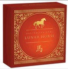 1 Oz Silver Coin 2026 Year Of The Horse Australian Opal Lunar Series Proof Coin