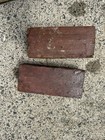 Antique Vintage Reclaimed Brick 2 Bricks Sayre   Fisher Co Clay Marked