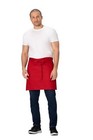  Unisex Half Bistro Server Apron One Size Red