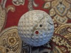 Vintage Rare Golf Ball Spalding Top Flite Red black Dot Tom Cliff Logo