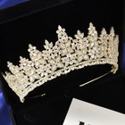Wedding Bridal  Cz Crystal Crown  Tiara